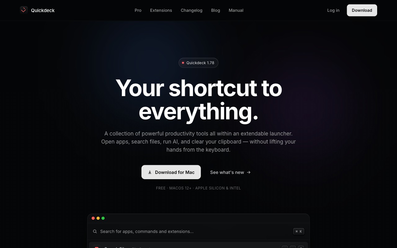 Quickdeck course starter