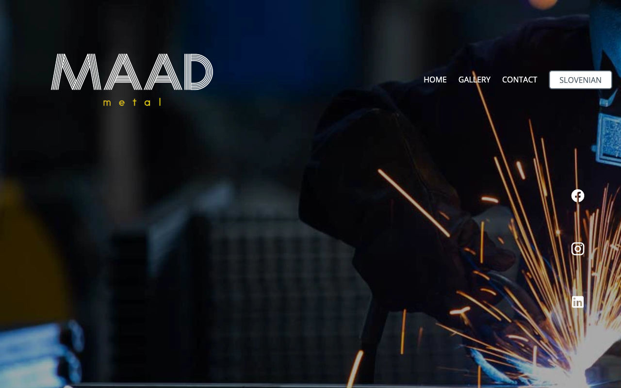 MAAD Metal homepage